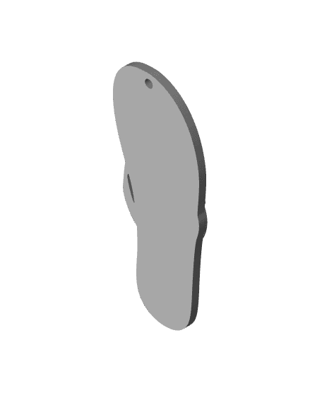 Flip Flop Sandal Summer Earring Set - Easy filament change two-tone design 3d model