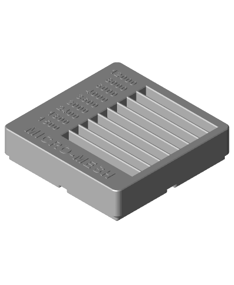 Gridfinity Micro-Mesh Holder (2x2) 3d model