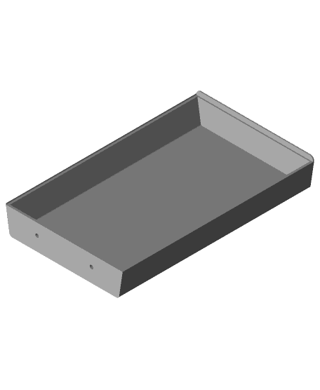 Uplift Desk cubby drawer 3d model