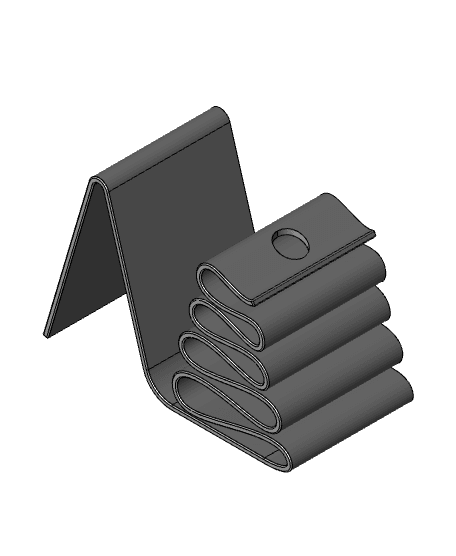 Book Stand with vase 3d model