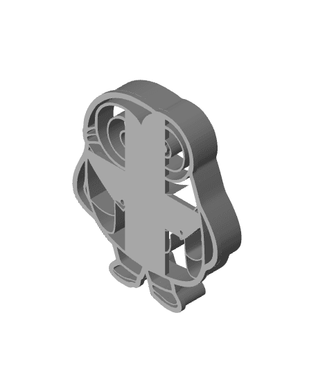 Minions Cookie Cutter, Biscuit Cutter 3d model