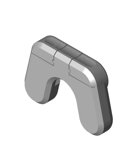 JoyCon Grip v1 and v2 3d model