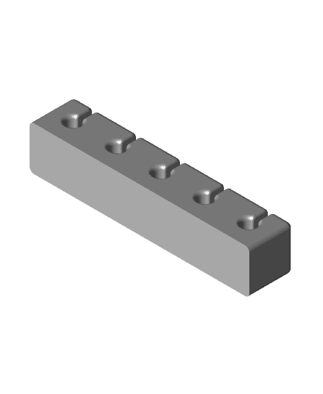 Cable Organizer Block 3d model