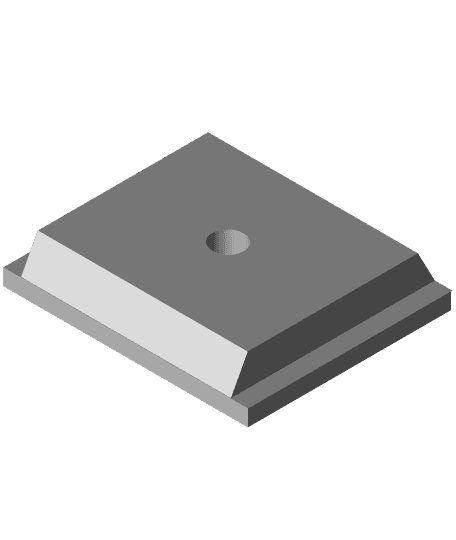 Velbon D450 Quick Release Plate 3d model