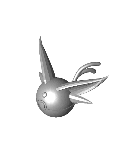 EspeBall Espeon Themed Pokeball - Fan Art 3d model