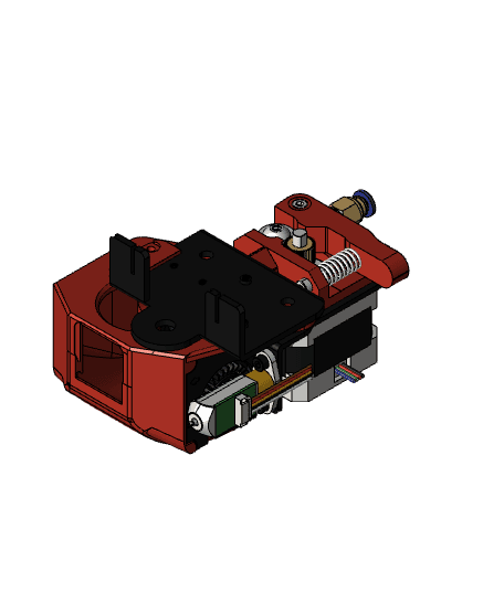 hotend direct drive ender 3 3d model