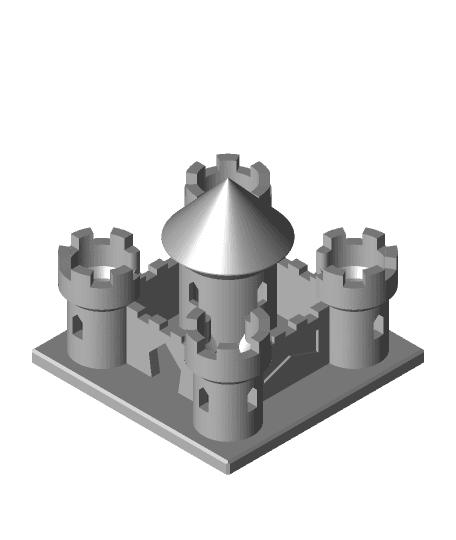 Kingdomino Castle 3d model