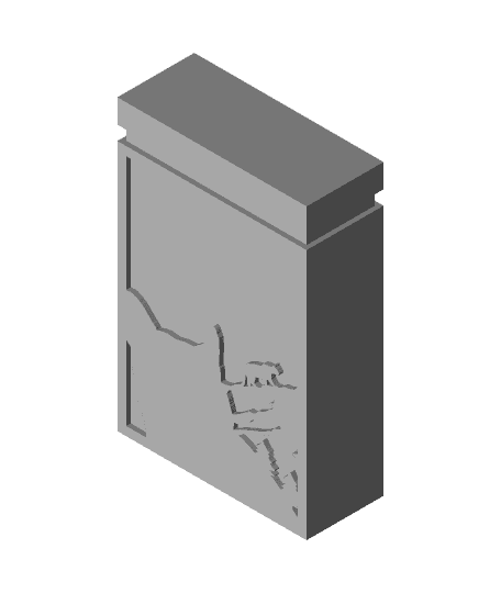 Cougar Rectangle Container 3d model