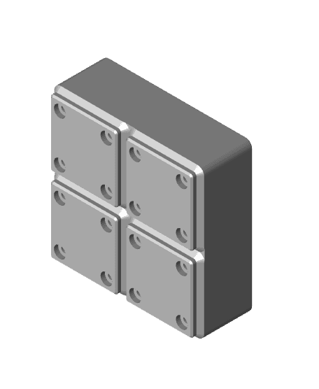 Gridfinity Cheap Ratchet Block 3d model