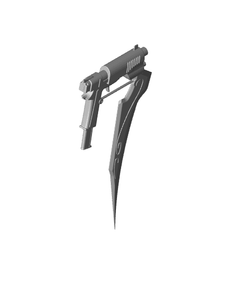 RWBY Ren Gun Basic Model 3d model