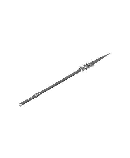 SHADOWHEART Spear of the Night STL FILES [Baldur's Gate 3] 3d model