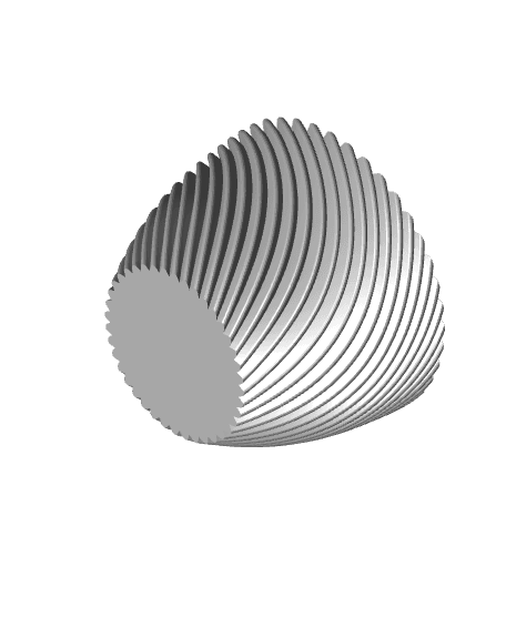 Egg Cup "Unbowed" 3D Print Stl File | Bambu Studio 3MF included | Easter Gift 3d model