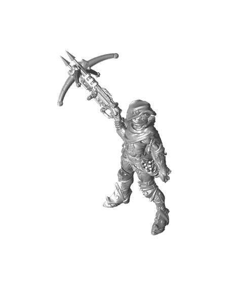 Good Eye - Monster Hunter - PRESUPPORTED - Illustrated and Stats - 32mm scale  3d model