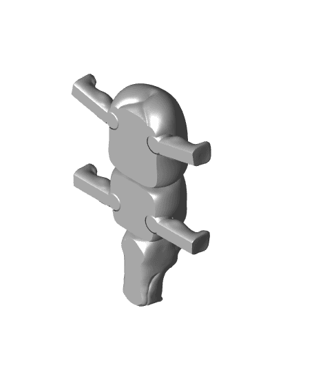 Adorable Articulating Harriett the Hippo 3d model