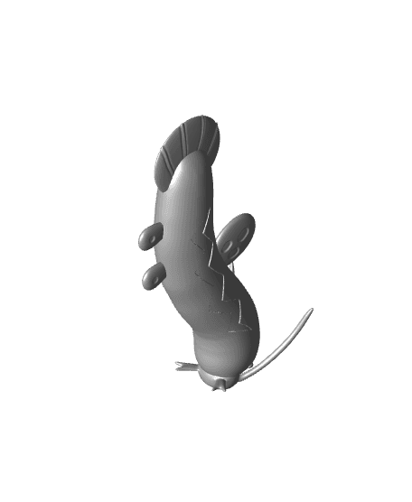 Pokemon Barboach #339 - Optimized for 3D Printing 3d model