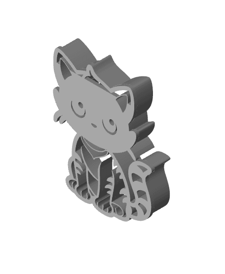 Baby Tiger Cookie Cutter, Biscuit Cutter 3d model