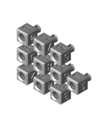 POP-Blocks Numbers! 3d model