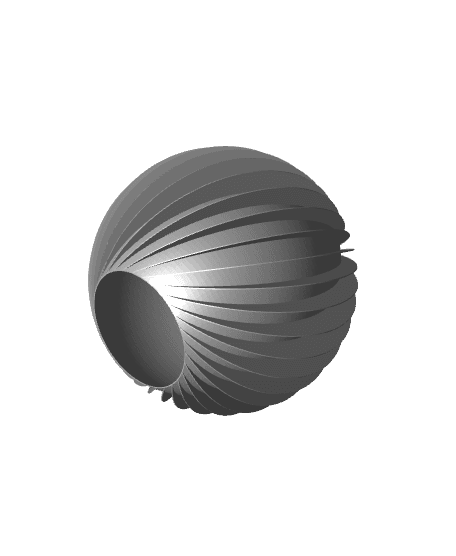 BALL TWIST LAMPSHADE 3d model