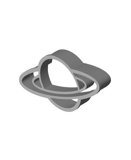 Saturn Cookie Cutter, Biscuit Cutter 3d model