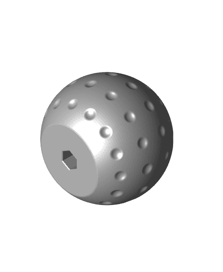 Grip Balls Rough 70mm - OCR Hold - Obstacle tool 3d model