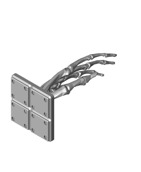 Gridfinity hand 3d model