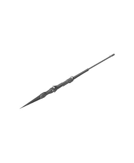 RWBY Pyrrha Nikos Spear Printable Assembly 3d model