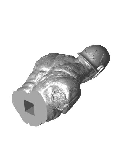 Uruk Hai Berserker Bust (Pre Supported) 3d model