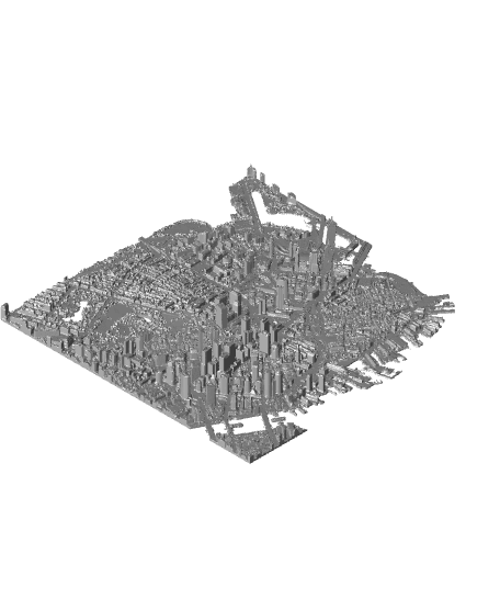 Boston, MA - Large & Extra Large 3d model