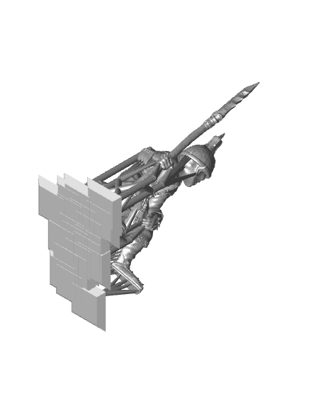 Goblin Spearman - D 3d model