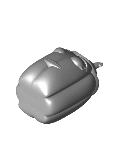 Belle The Southern Bell Pepper Ornament - Print In Place 3d model