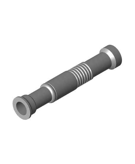 Print in Place Collapsing Jedi Lightsaber Concept 4 3d model