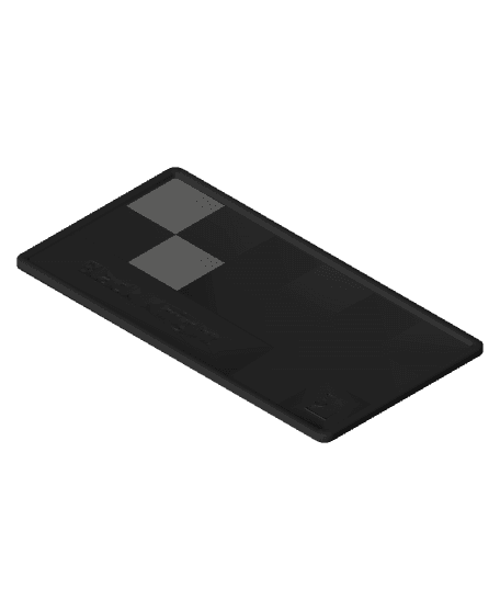 Black Knight puzzle board 3d model