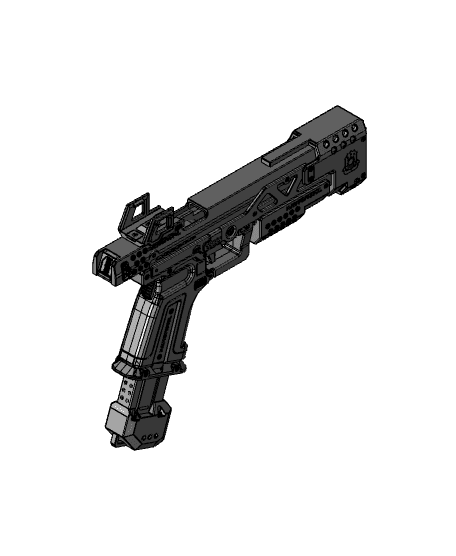 Apex Legends RE-45 Autopistol - Source File 3d model