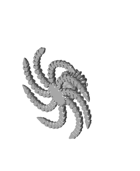 Octopus Skeleton 3d model