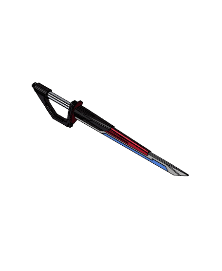 Voltron 2.0 Blazing Sword - Source File 3d model