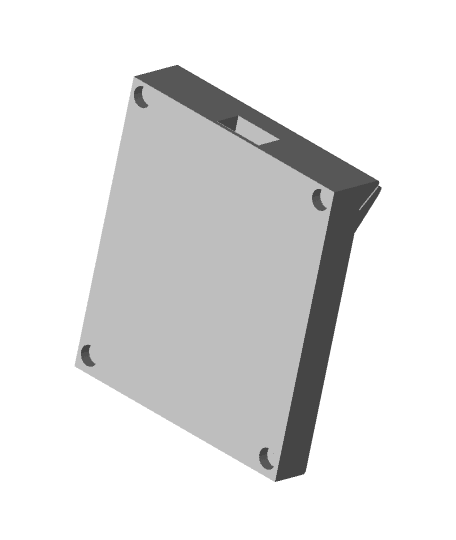 Square Card Holder 3d model