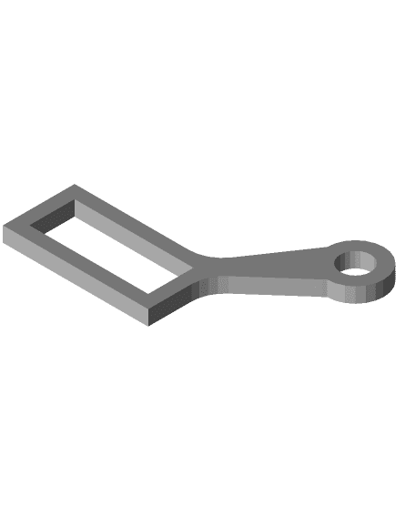 Motorcycle Keychain 3d model