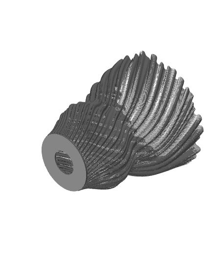 Wavy Dress 3d model