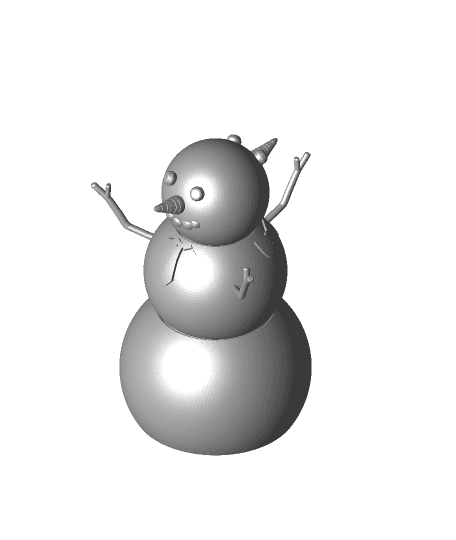 Multi-Faced Remix of Planetary Snowman 3d model