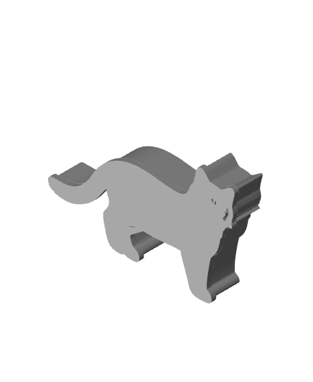 Cat Cookie Cutter, Biscuit Cutter 3d model