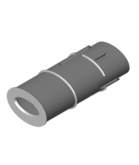 Toxic Sludge Barrel Lighter Sleeve 3d model