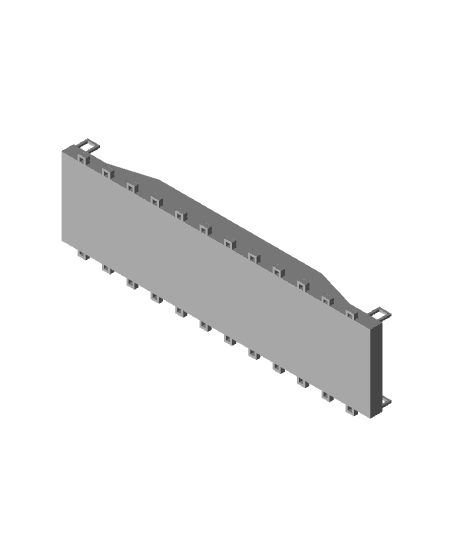 N scale 40 foot flatcar 3d model