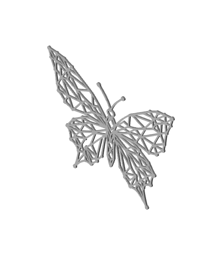 Low Poly Butterfly 3d model