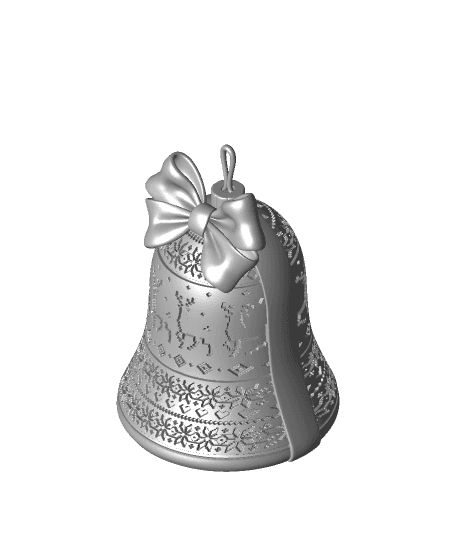 Ugly Sweater Bell -Ornament/Container 3d model