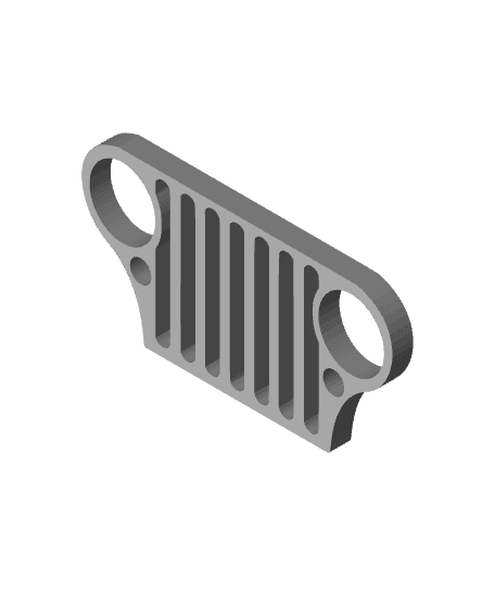 Jeep Grill Keychain / Fob 3d model