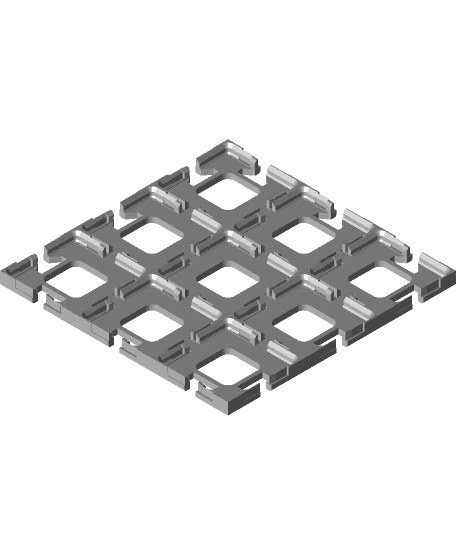 ClickFinity Refined - Integrating Gridfinity Refined with Clickfinity. 3d model