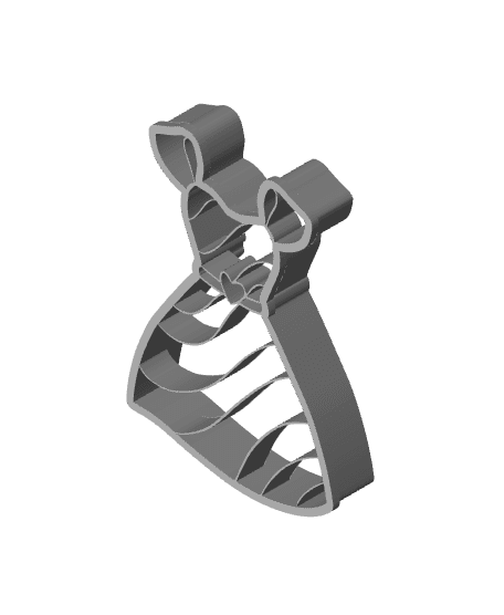 Dress Cookie Cutter, Biscuit Cutter 3d model