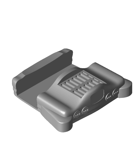 Switch Dock Cover - N64 With Cartridge Holder - Print In Place - No Supports 3d model