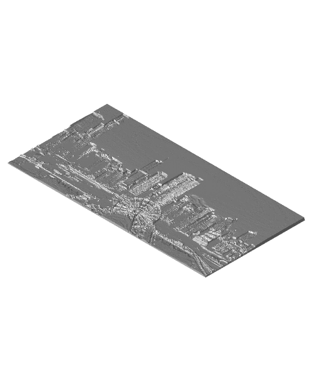 Chicago - Navy Pier - HueForge PostCard 3d model