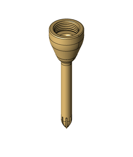 Garden Hose Root Watering Attachment.step 3d model